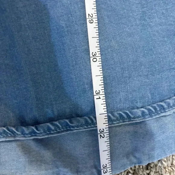 Kimchi Blue Urban Outfitters Denim Swing Halterneck Dress Size XS - Picture 10 of 10